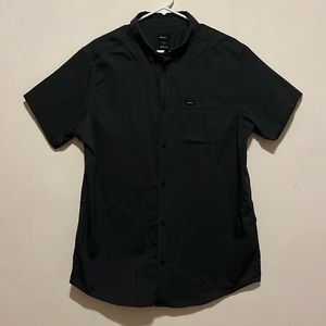 Vans Slim Fit Button Up T Shirt - Large